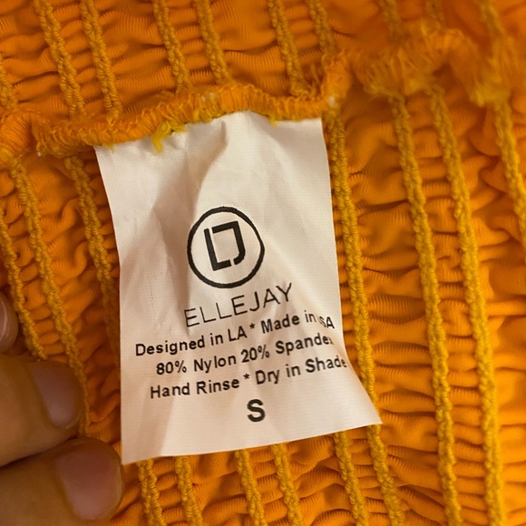 Free People Elle Jay orange bikini set - Picture 2 of 4